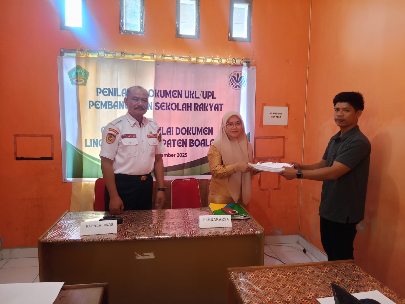 Dalam Rangka Penilaian Dokumen UKL-UPL Pembangunan Sekolah Rakyat Oleh Tim Penilai Dokumen Lingkungan Kabupaten Boalemo Tahun 2025