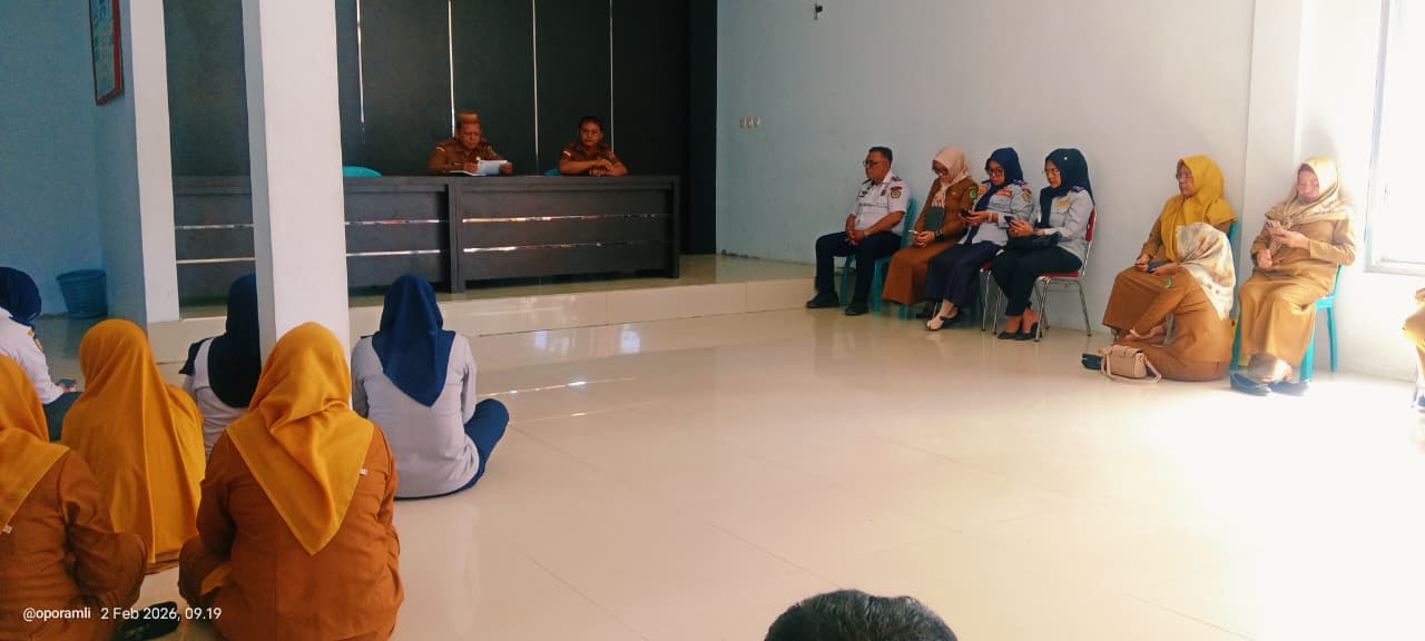 Rapat Perdana dengan Kepala Dinas Lingkungan Hidup dan Perhubungan Kabupaten Boalemo